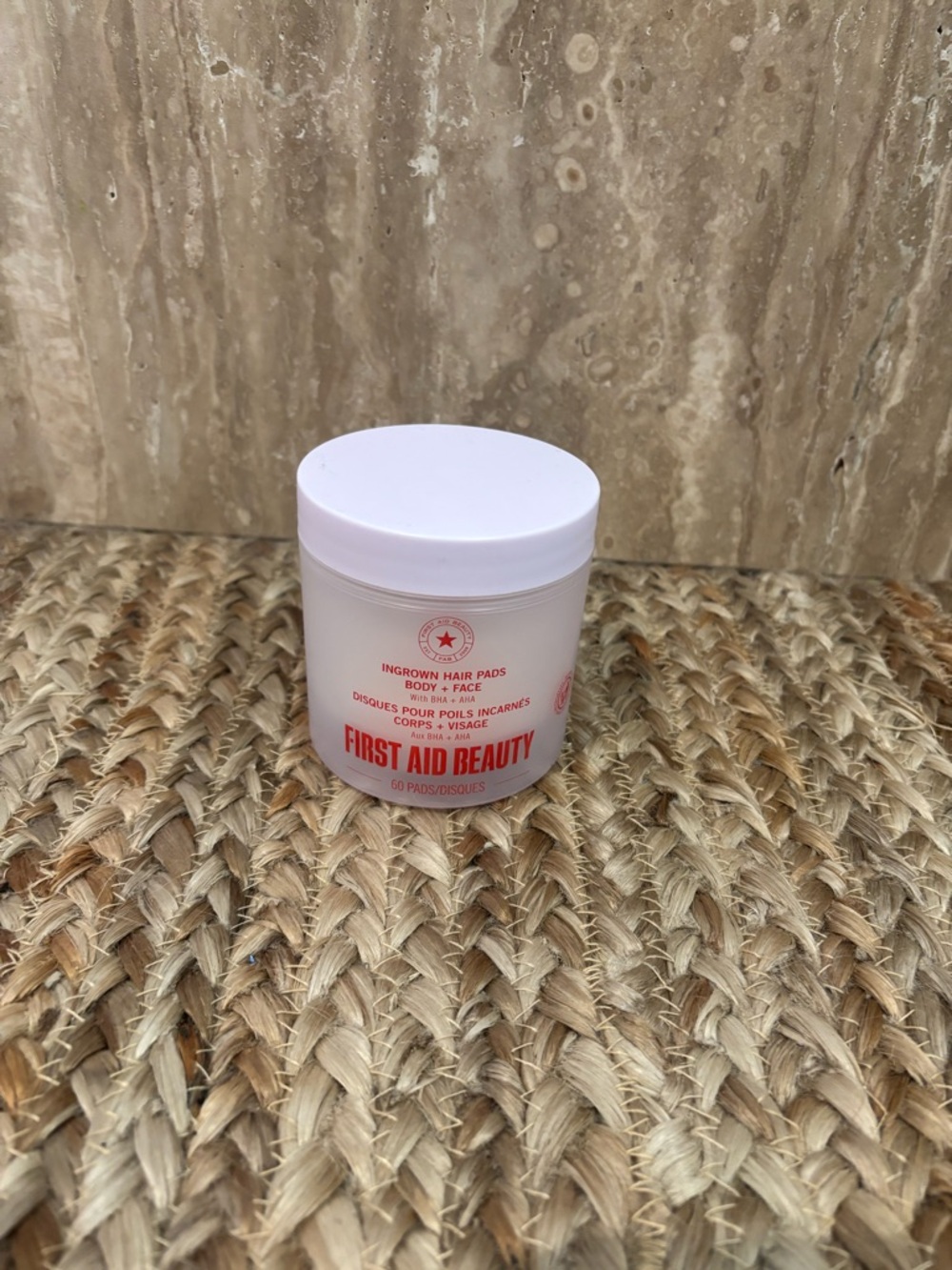 Brand new First Aid Beauty Ingrown Hair Pads with AHA + BHA for Body + Face